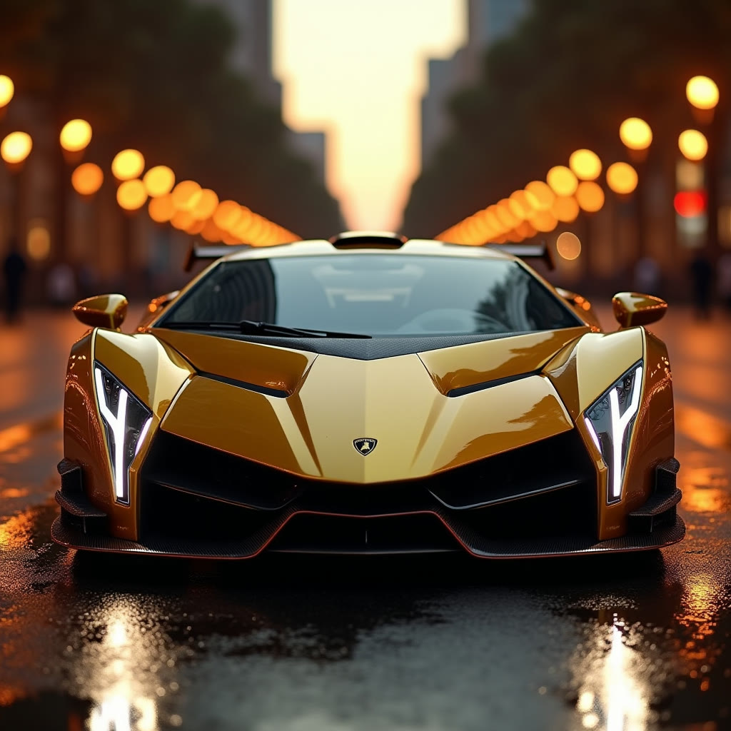 Lamborghini Veneno - złoty, wynajem VELOCE